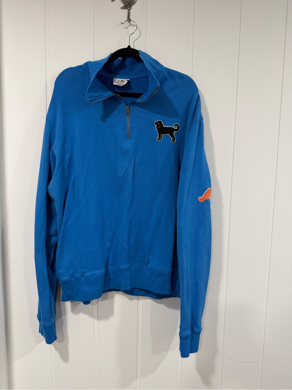 The Black Dog Blue Quarter-Zip Sweatshirt